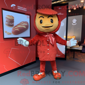 Rød Croissant maskot...
