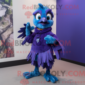 Lila Blauhäher Maskottchen...
