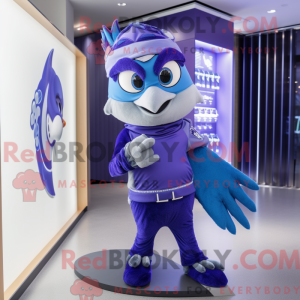 Máscara de Jay Azul Roxo...