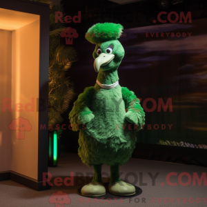 Forest Green Emu máscara de...