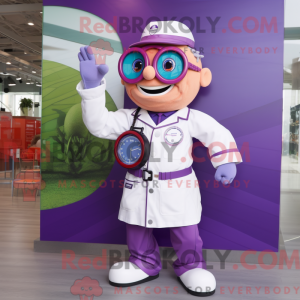 Máscara de Doutor Roxo com...