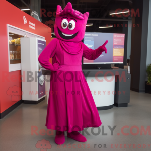 Máscara de máscara rosa...