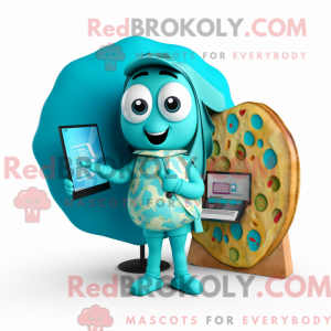 Postava maskota Cyan Pizza...