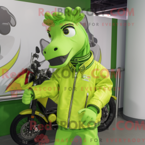 Limegrønn...