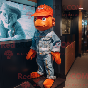 Rust Goldfish mascot...