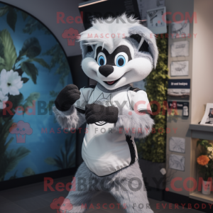 Costume mascotte de Silver...