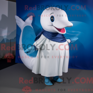 Personaggio mascotte balena...