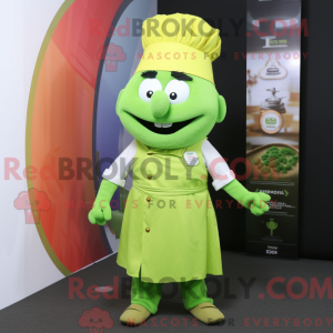 Limegrønn...
