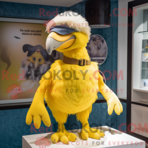 Lemon Yellow Vulture mascot...