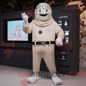 Máscara Beige Graveyard com...