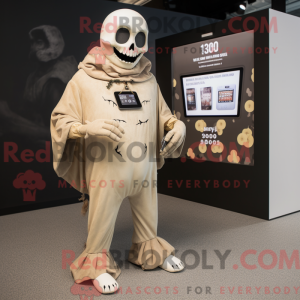 Disfraz de mascota Beige...