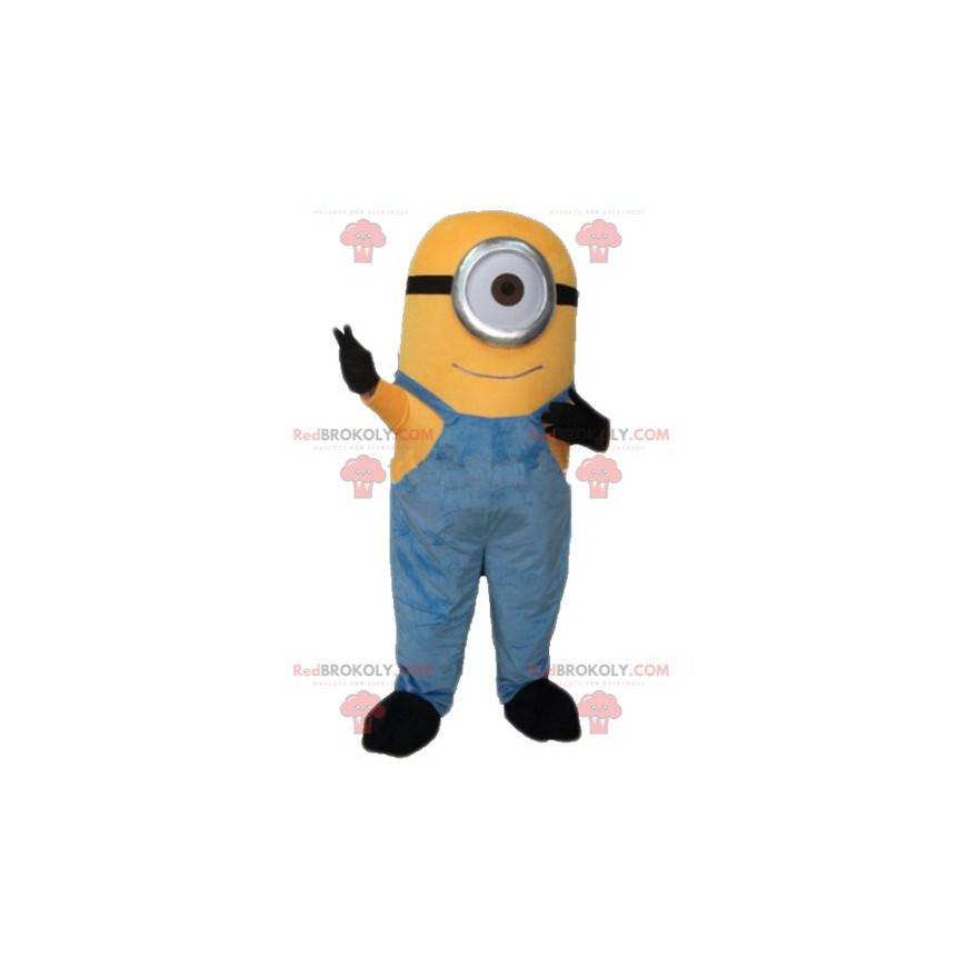 Minion, mascote, personagem de desenho animado amarelo -