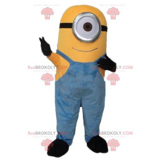 Minion, mascote, personagem de desenho animado amarelo -