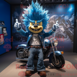 Blue King maskotdraktfigur...