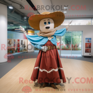 Cowboy maskot kostume...