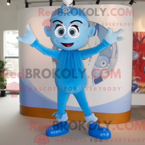 Disfraz de mascota Sky Blue...