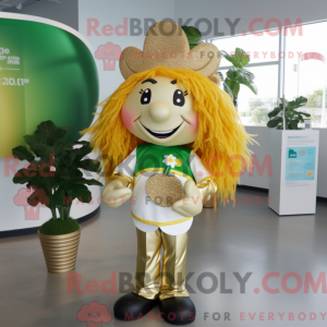 Cream Pot Of Gold maskot...