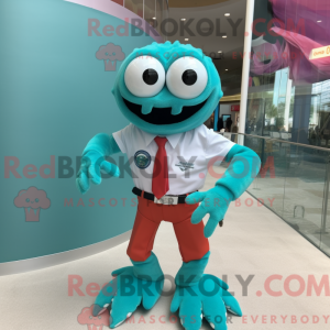 Turkis Crab Cakes maskot...