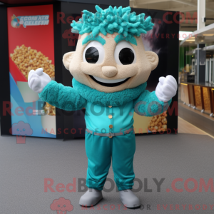 Disfraz de mascota Teal Pop...