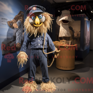 Navy Scarecrow mascot...