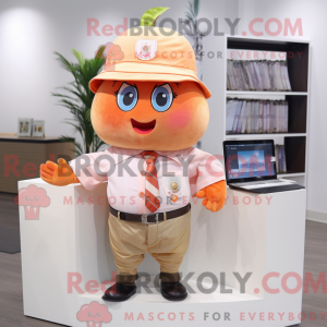 Personaggio mascotte Peach...