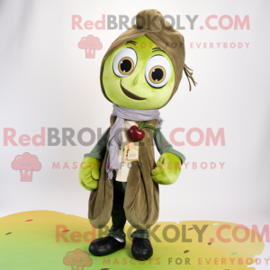 Olive Heart maskot kostume...
