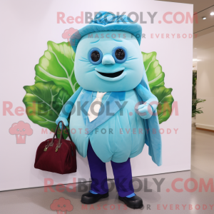 Sky Blue Cabbage Leaf...