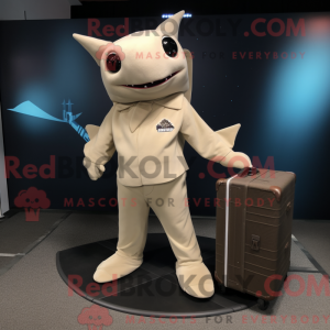 Personaggio mascotte beige...