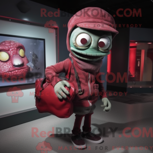 Maroon Zombie mascot...