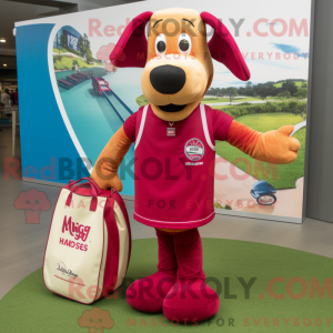 Magenta Hot Dog maskot...