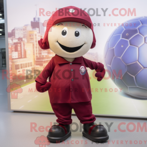 Maroon Soccer Ball...