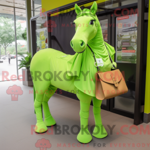 Lime Green Mare maskot...