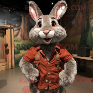Vild kanin maskot kostume...