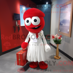 Red But mascottekostuum...