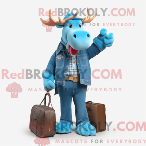 Maska Sky Blue Moose w...