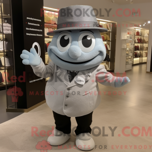 Grå forlovelsesring maskot...
