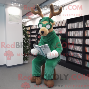 Skovgrøn rensdyr maskot...