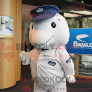 Navy Beluga Whale maskot...