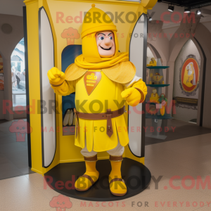 Gul Swiss Guard máscara de...