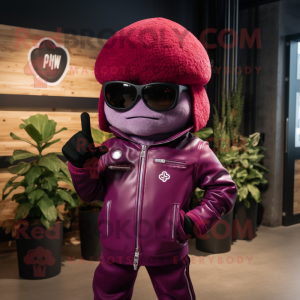 Magenta Grape mascotte...