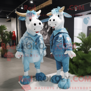 Postava maskota Sky Blue...