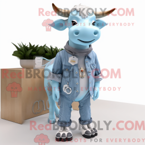 Postava maskota Sky Blue...