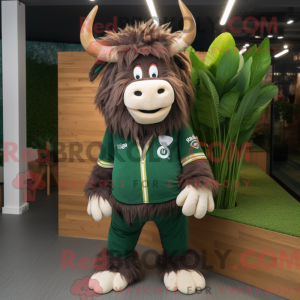 Forest Green Yak mascot...