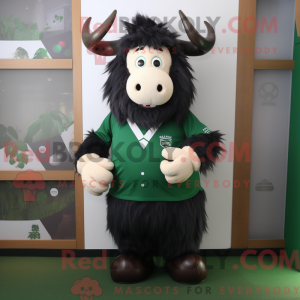 Forest Green Yak maskot...