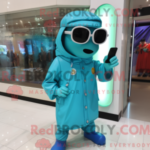 Turquoise telefoon...