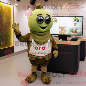 Postava maskota Olive...
