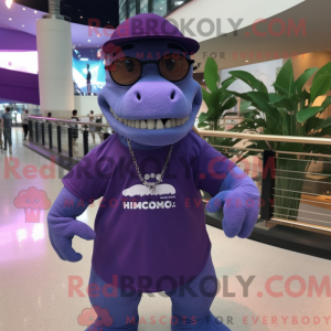 Lilla Iguanodon maskot...
