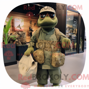 Oliven Marine Recon maskot...