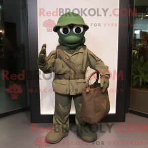 Oliven Marine Recon maskot...