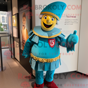 Turquoise Swiss Guard...